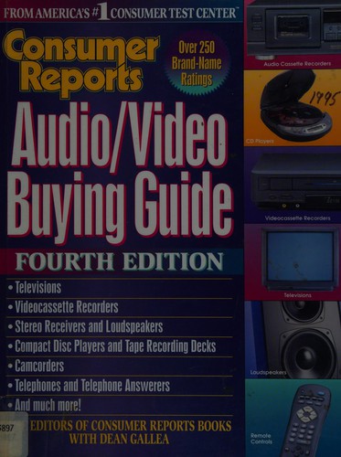 Cover for Audio/Video Buying Guide (Consumer Reports Home Entertainment Buying Guide)