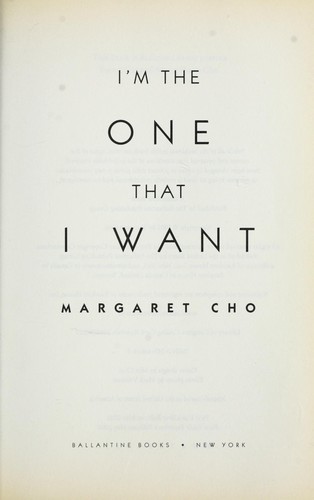 Cover for I'm the one that I want