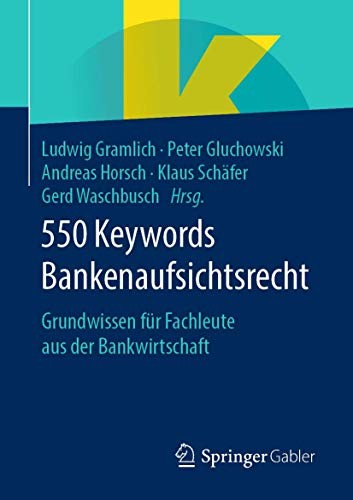 Cover for 550 Keywords Bankenaufsichtsrecht