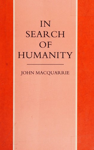 Cover for In search of humanity