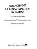 Cover for Replacement of Renal Function by Dialysis
