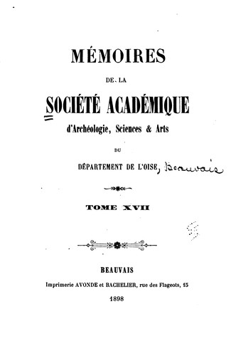 Cover for Mémoires