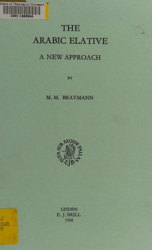 Cover for The Arabic elative.