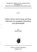 Cover for Schillers "Räuber" und der Sturm und Drang