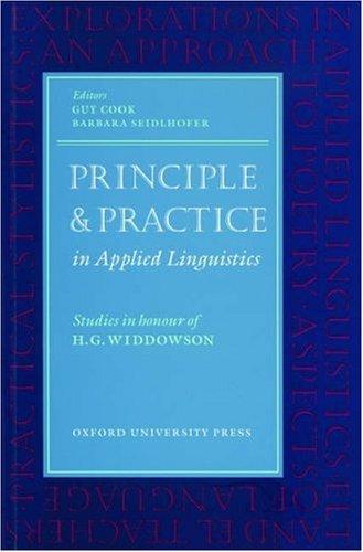 Cover for Principle and Practice in Applied Linguistics