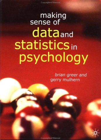 Cover for Making Sense of Data and Statistics in Psychology