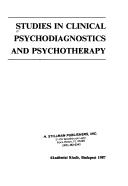 Cover for Studies in clinical psychodiagnostics and psychotherapy