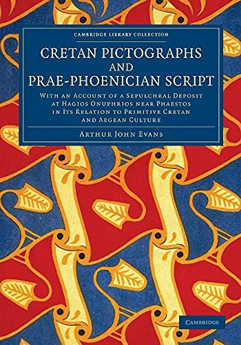Cover for Cretan Pictographs and Prae-Phoenician Script