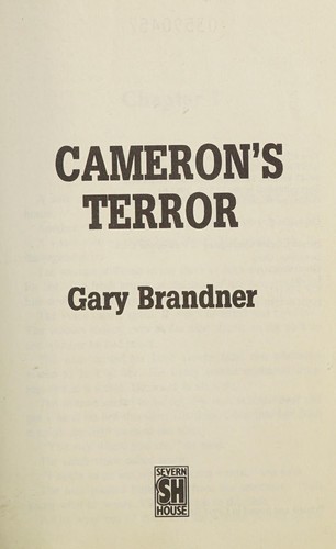 Cover for Cameron's Terror  (U.K. edition of "Cameron's Closet")