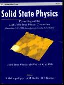 Cover for Solid State Physics