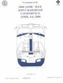 Cover for Asme/IEEE Joint Railroad Conference