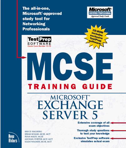 Cover for MCSE Training Guide