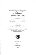 Cover for Immunological response of the female reproductive tract