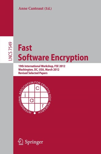 Cover for Fast Software Encryption