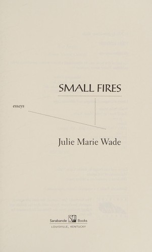 Cover for Small fires