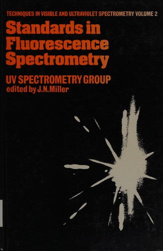 Cover for Standards in fluorescence spectrometry
