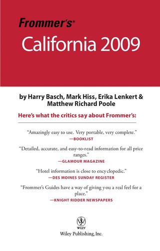 Cover for Frommer's California 2009