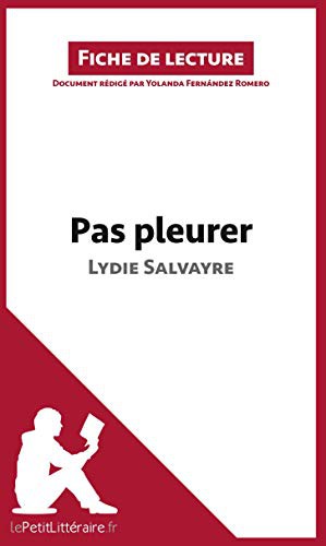 Cover for Pas pleurer de Lydie Salvayre