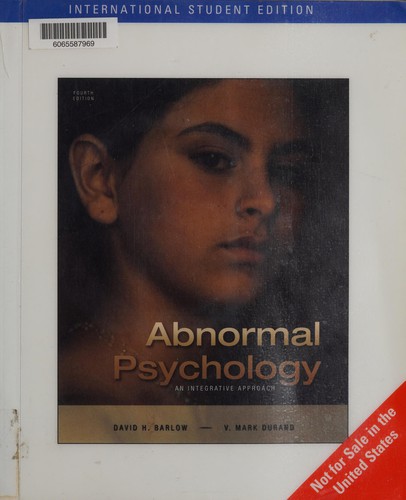 Cover for Abnormal Psychology