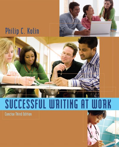 Cover for Successful writing at work