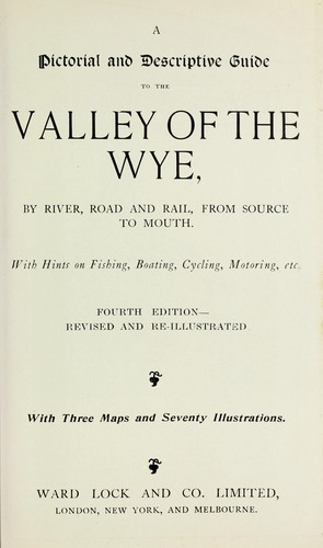 Cover for Pictorial and descriptive guide to the valley of the Wye