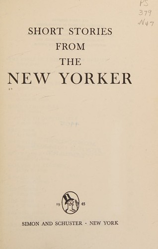 Cover for Short Stories From The New Yorker