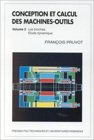 Cover for Conception et calcul des machines-outils