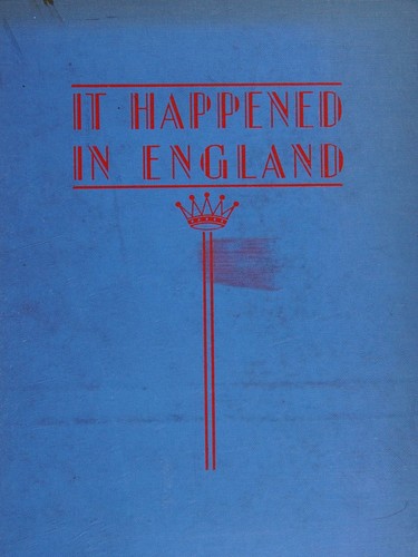 Cover for It happened in England