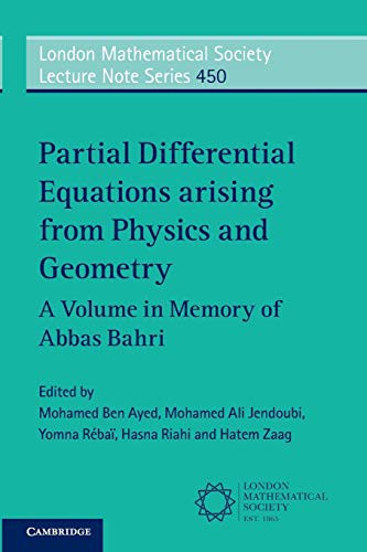Cover for Partial Differential Equations Arising from Physics and Geometry