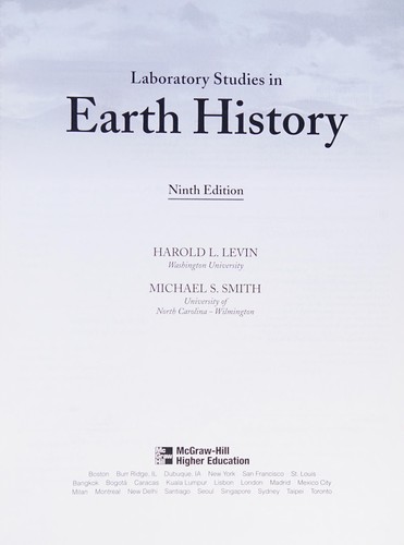 Cover for Laboratory studies in earth history