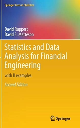 Cover for Statistics and Data Analysis for Financial Engineering