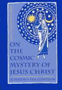 Cover for On the Cosmic Mystery of Jesus Christ