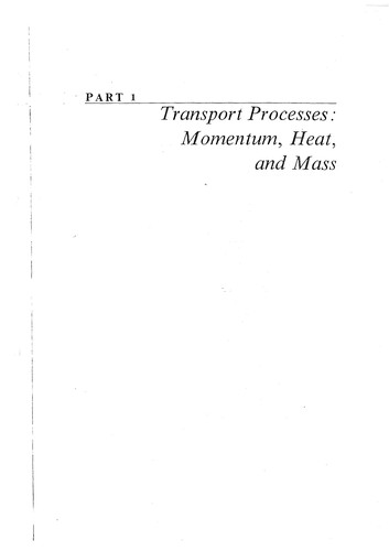 Cover for Transport processes and unit operations