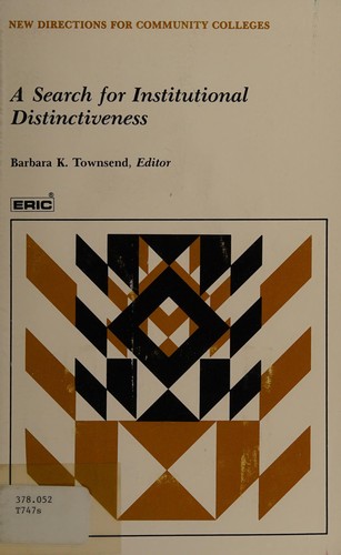 Cover for A Search for institutional distinctiveness