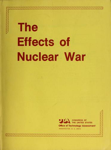 Cover for The effects of nuclear war.