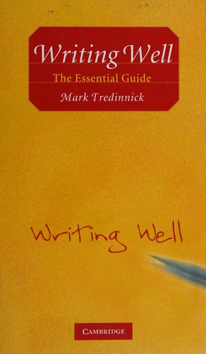 Cover for Writing well