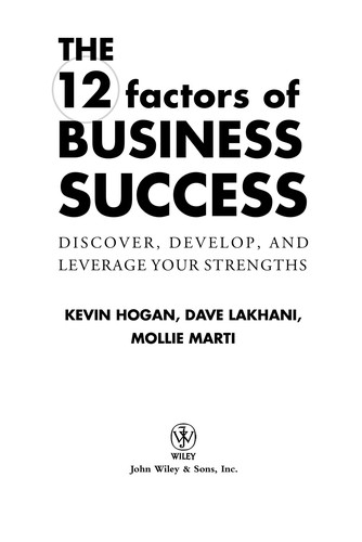 Cover for The 12 factors of business success