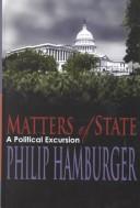 Cover for Matters of state