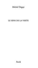 Cover for Le sens de la visite