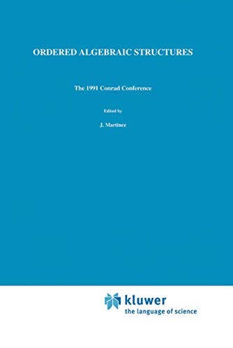 Cover for Ordered Algebraic Structures