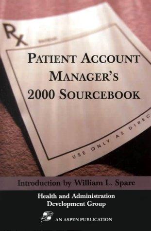 Cover for Patient Account Manager's 2000 Sourcebook
