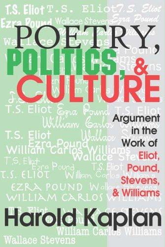 Cover for Poetry, Politics, and Culture