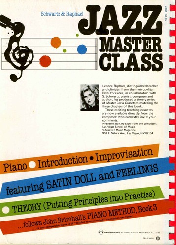 Cover for Jazz master class