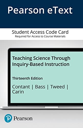 Cover for Teaching Science Through Inquiry-Based Instruction, Enhanced Pearson EText -- Access Card