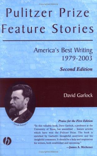 Cover for Pulitzer Prize feature stories
