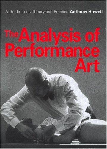 Cover for Analysis of Performance Art