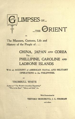 Cover for Glimpses of the Orient