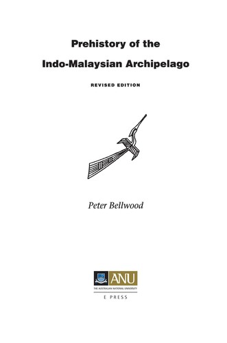 Cover for Prehistory of the Indo-Malaysian Archipelago