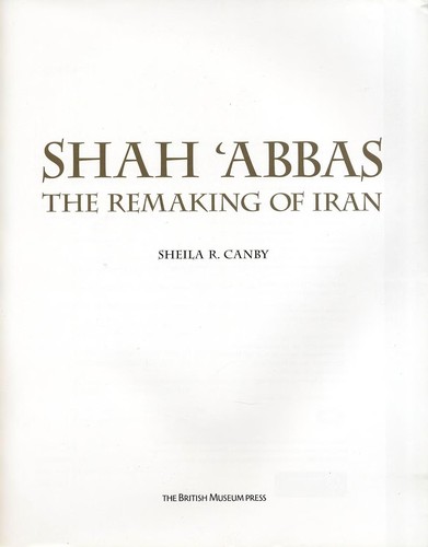 Cover for Shah ʻAbbas