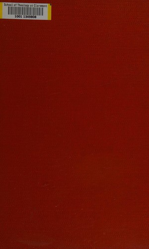 Cover for L'Épître de Barnabé I-XVI et ses sources